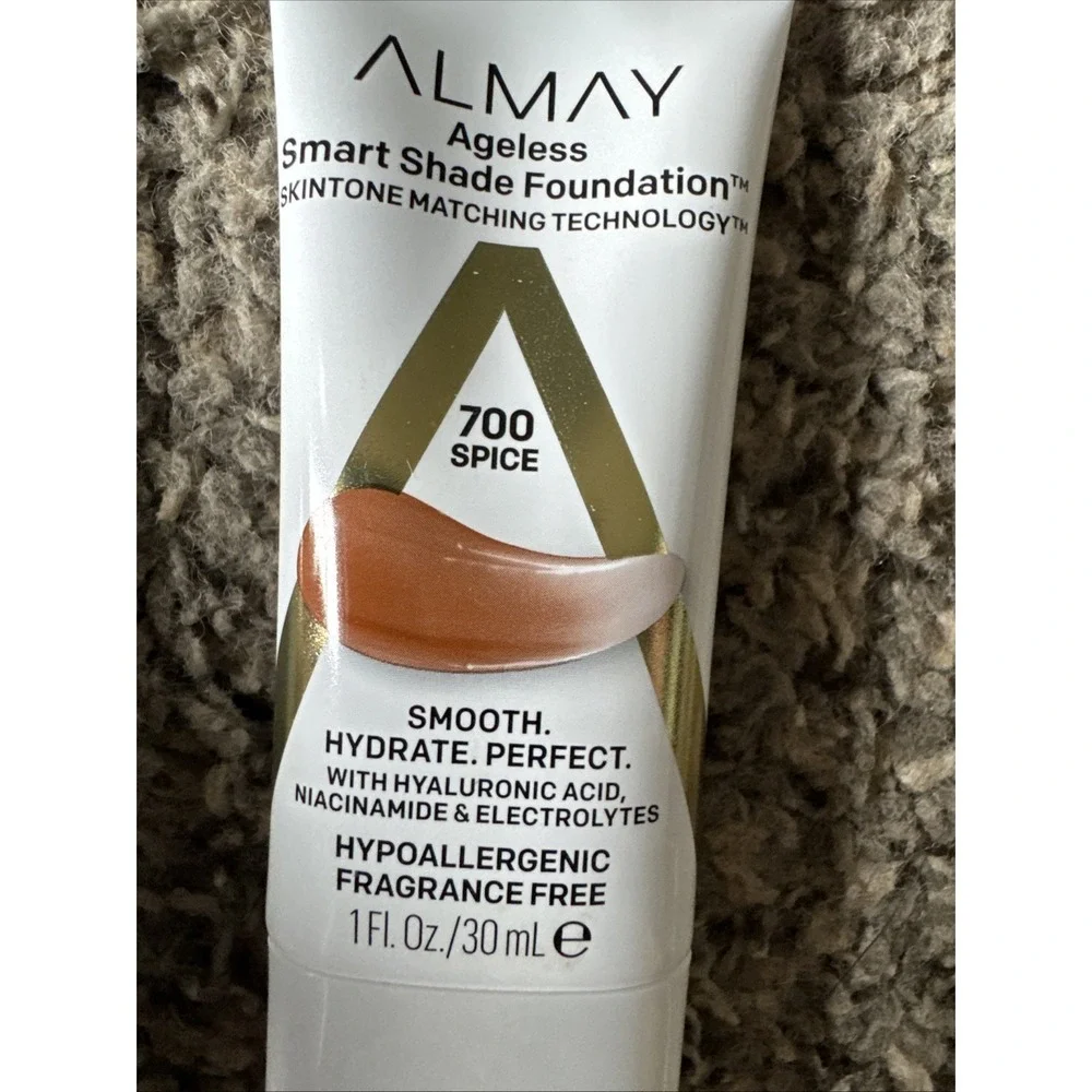 3 Almay Ageless Smart Shade Foundation New 1 fl oz Each 700 - Spice